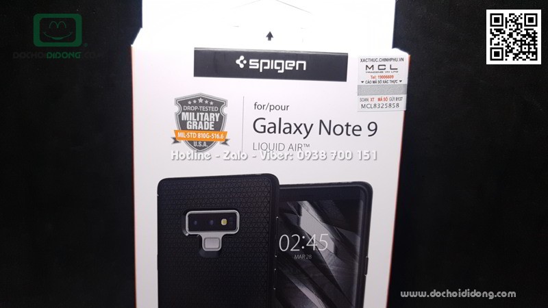 Ốp lưng Samsung Note 9 Spigen Liquid Air Armor