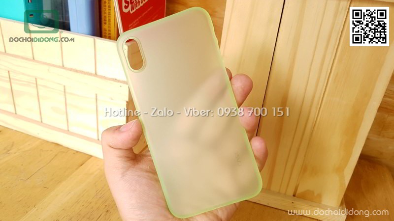 Ốp lưng iPhone X G-Case Couleur Series dẻo siêu mỏng