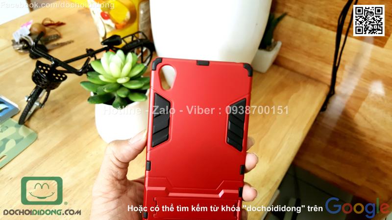 Ốp lưng Sony Xperia Z5 Premium Iron Man chống sốc có chống lưng