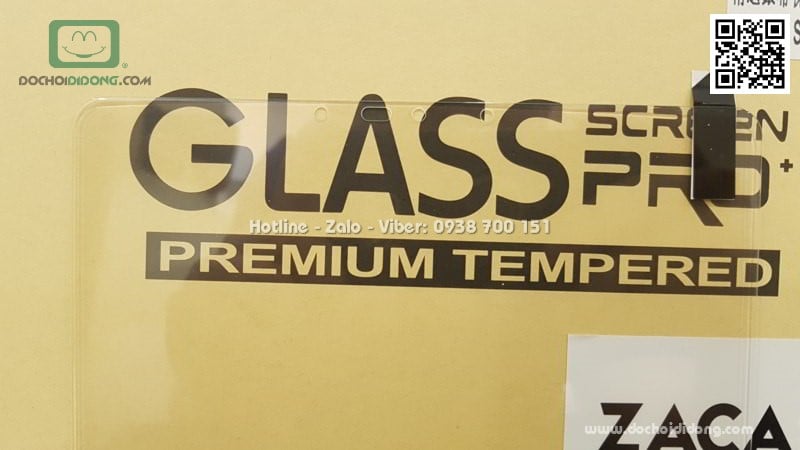 Miếng dán cường lực full màn hình Samsung Galaxy Tab S4 10.5 inch S-Pen T835 Zacase Tablet Premium