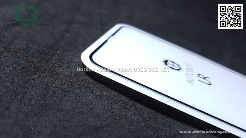 Miếng dán cường lực full màn hình iPhone XS Max AutoBot 0.26mm kèm dán sau