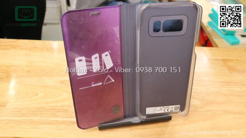 Bao da Clear View Samsung S8 loại 1