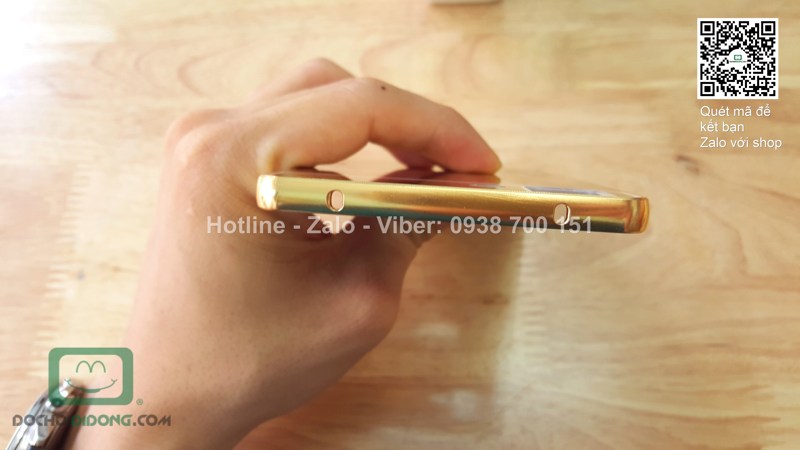 Ốp lưng OPPO R5 viền nhôm lưng tráng gương