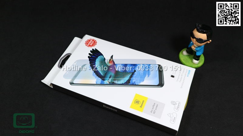Miếng dán màn hình Samsung Galaxy S8 Baseus 3D full loại mềm