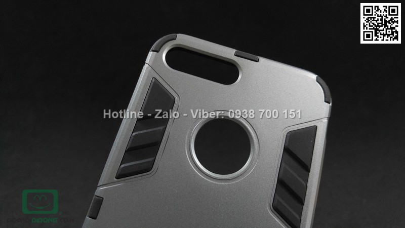 Ốp lưng iPhone 8 Plus Iron Man chống sốc có chống lưng