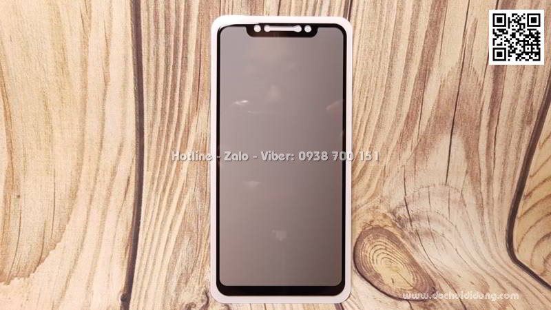 Miếng dán cường lực full màn hình Xiaomi Mi 8 Zacase 3D Elite chống nhìn trộm