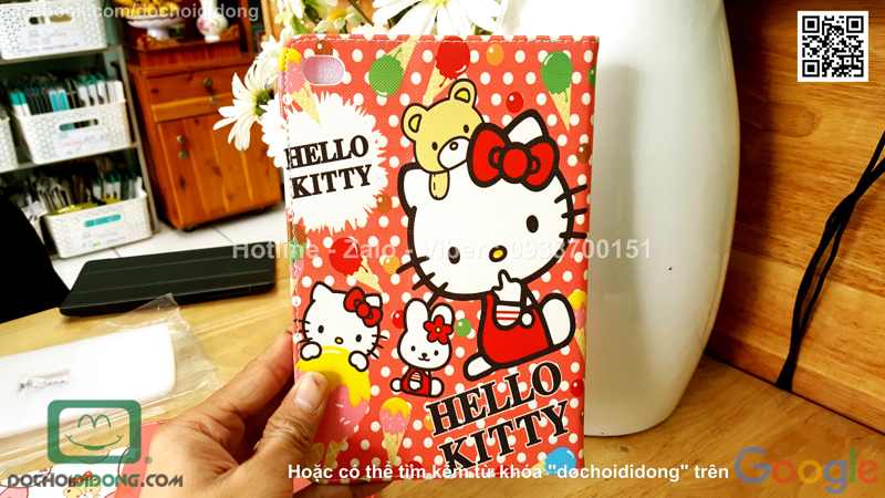 Bao da iPad Mini 1 2 3 4 Di Lian nhân vật hoạt hình