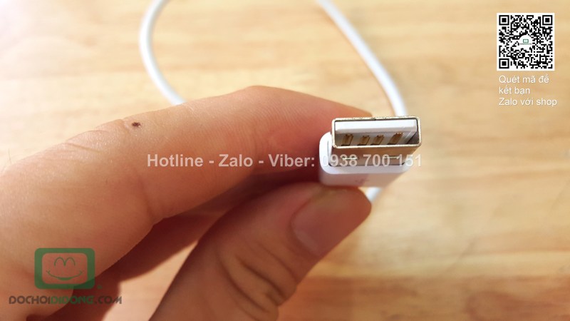 Cáp sạc iPhone 4 4s zin