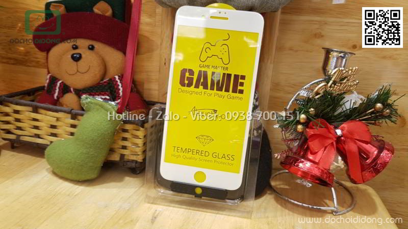 Miếng dán cường lực full màn hình iPhone 7 8 Plus Atouchbo dành cho game thủ