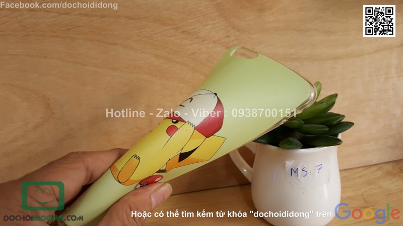 Ốp lưng iPhone 6 6s Plus Pokemon Go dẻo viền trong