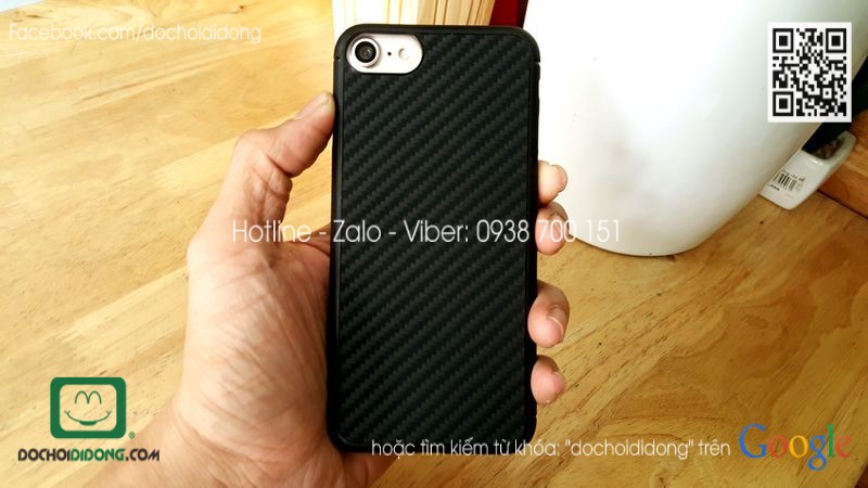 Ốp lưng iPhone 7 Nillkin carbon