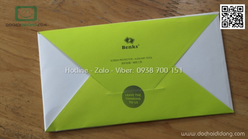 Miếng dán cường lực iPhone 6 6s Benks V Pro full màn hình