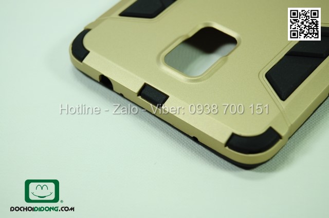 Ốp lưng Samsung Galaxy Note 4 Iron Man chống sốc có chống lưng