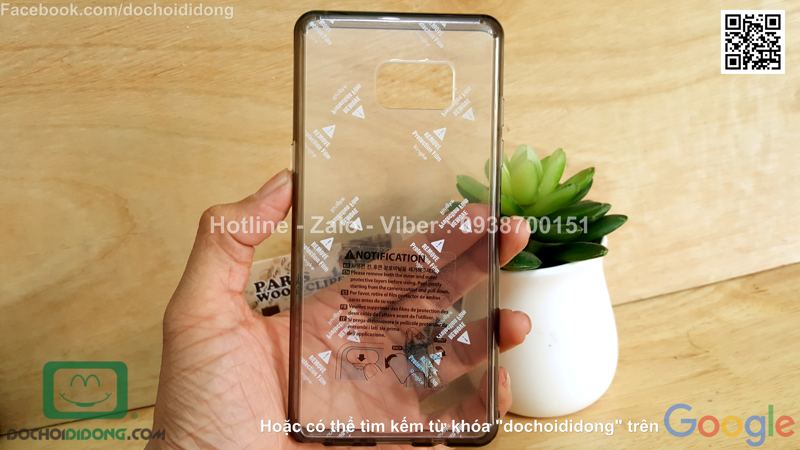 Ốp lưng Samsung Galaxy Note 7 ringke dẻo trong cao cấp