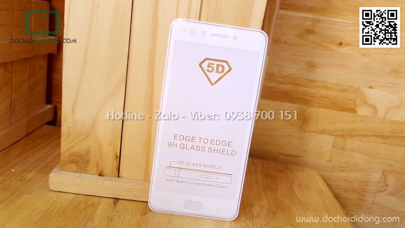 Miếng dán cường lực full màn hình Oppo F3 Zacase full keo