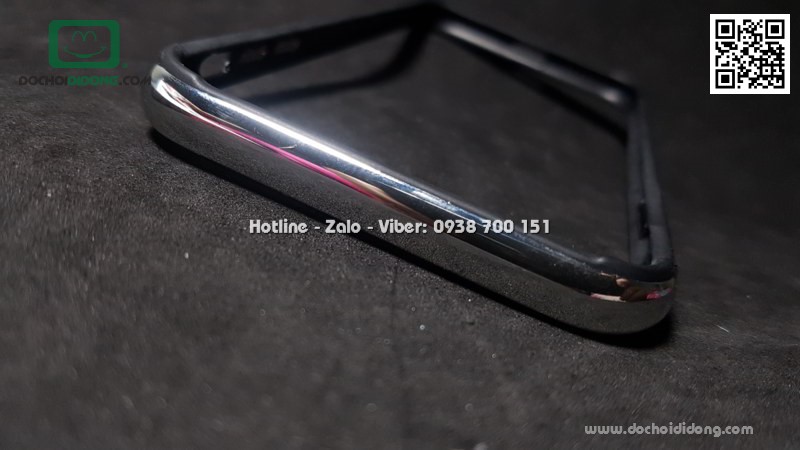 Ốp viền iPhone X Totu Design dẻo ánh kim