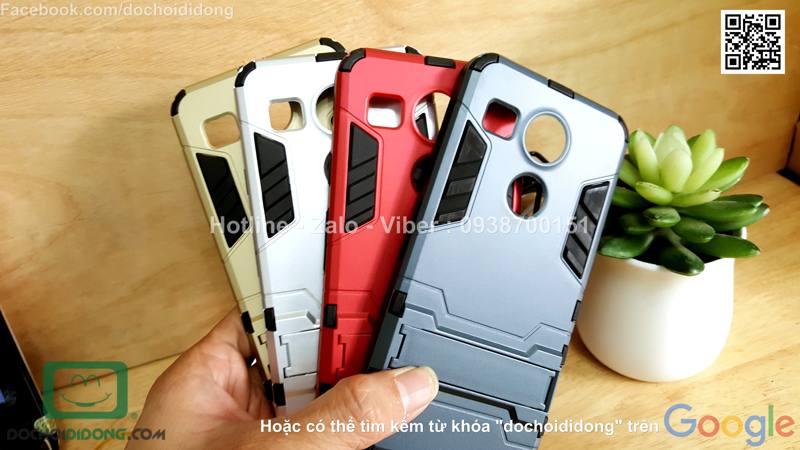 Ốp lưng Nexus 5x Iron Man chống sốc có chống lưng