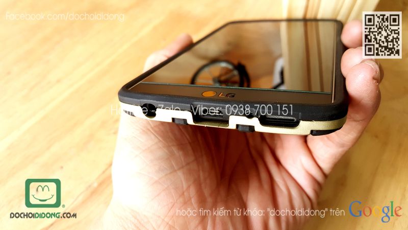 Ốp lưng LG V10 Iron Man chống sốc có chống lưng
