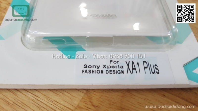 Ốp lưng Sony XA1 Plus iSmile dẻo trong siêu mỏng