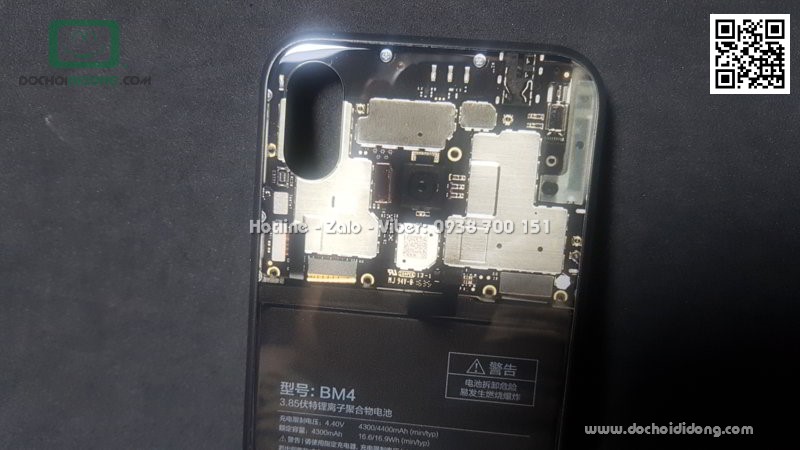 Ốp lưng iPhone X Ya Design lưng kính in hình bo mạch