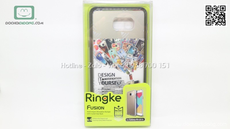 Ốp lưng Samsung Galaxy A9 Pro Ringke Fusion