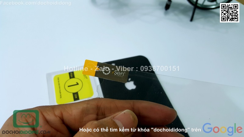Miếng dán da mặt sau iPhone 6 6s iSen