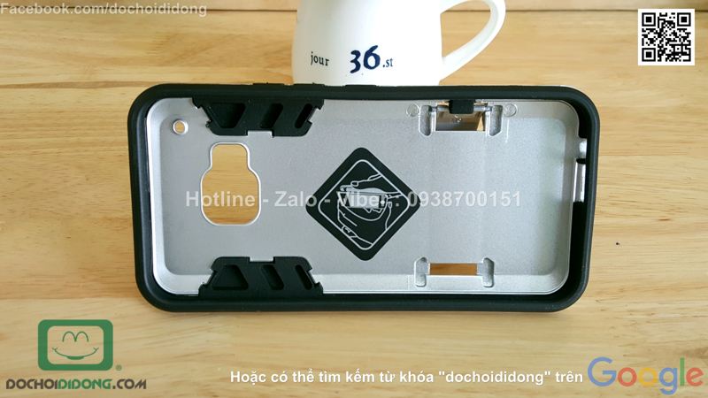 Ốp lưng HTC One M9 Iron Man chống sốc có chống lưng