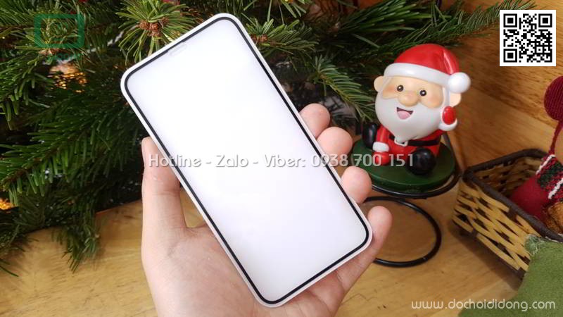 Miếng dán cường lực full màn hình iPhone X ANANK 2.5D 9H kèm dán sau