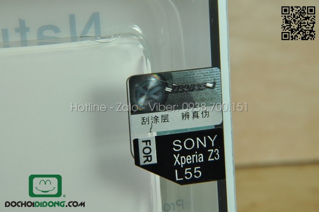 Ốp lưng Sony Xperia Z3 Nillkin dẻo trong siêu mỏng