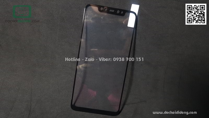 Miếng dán cường lực Xiaomi Mi 8 full màn hình Zacase full keo