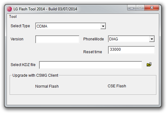 KDZ Flash Tool