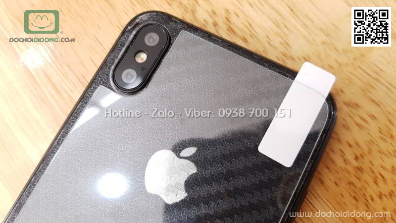 Miếng dán cường lực mặt lưng iPhone X 9H