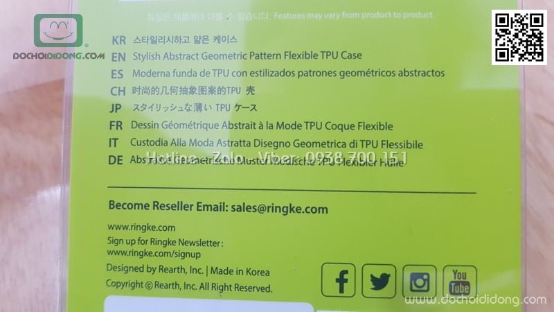 Ốp lưng iPhone X XS Ringke Air Prism