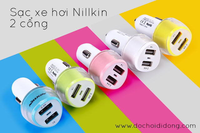 Sạc xe hơi Nillkin 2 cổng 3.4A