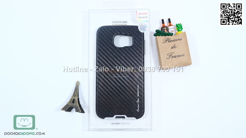 Ốp lưng Samsung Galaxy S6 Mercury Bumper Skin chống sốc