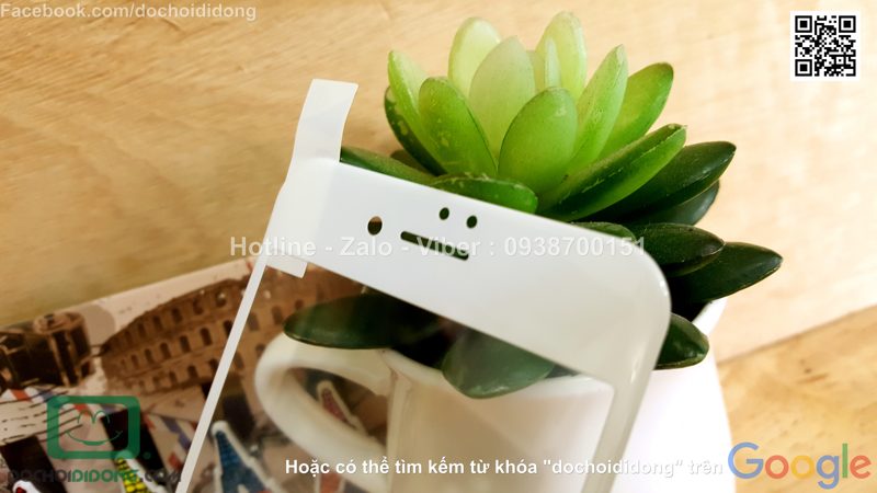 Miếng dán màn hình iPhone 8 Baseus full màn hình 9H