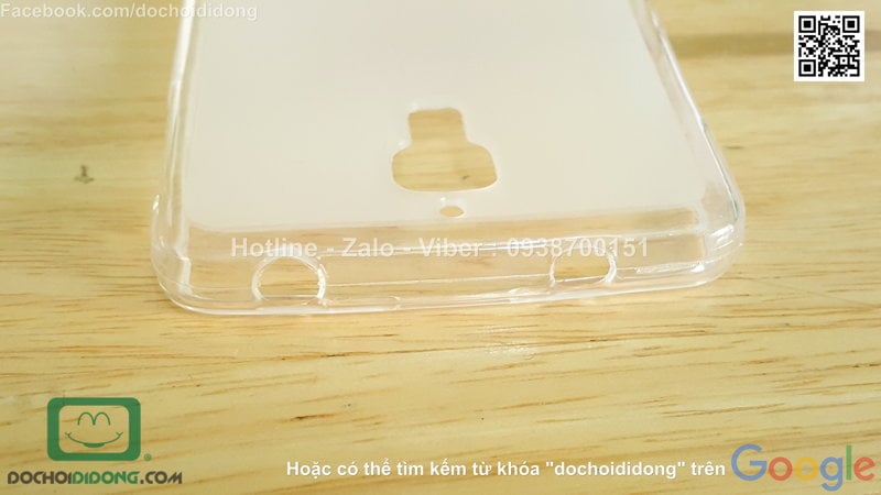 Ốp lưng Xiaomi Mi4 dẻo viền trong
