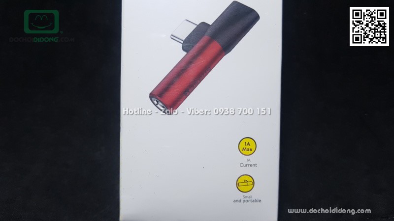 Cổng chia Type C ra Type C và Jack tai nghe 3.5 Baseus L41