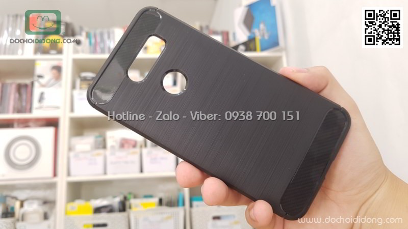 Ốp lưng LG V30 Zacase chống sốc vân kim loại