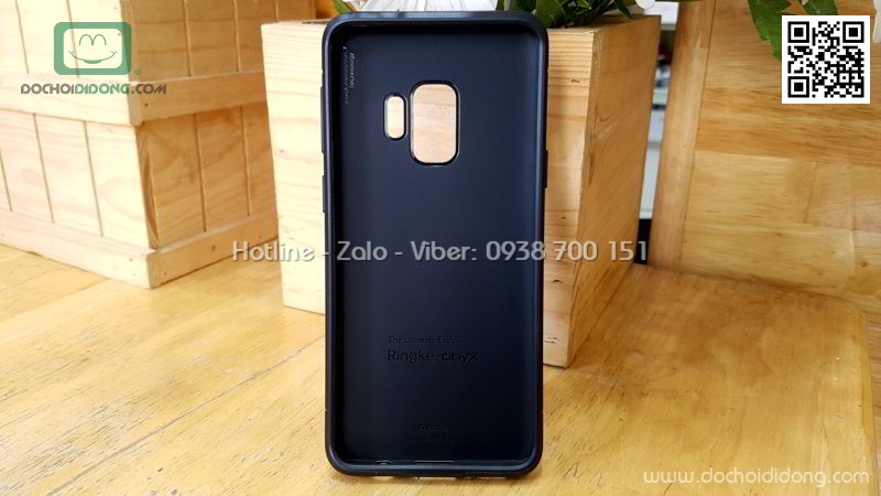 Ốp lưng Samsung S9 Ringke Onyx vân kim loại