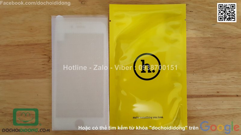 Miếng dán cường lực iPhone 6 6s Hoco full màn hình