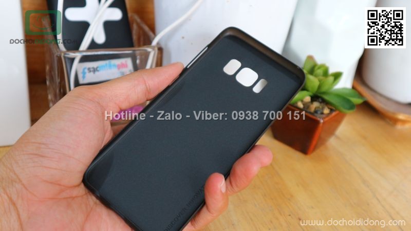 Ốp lưng Samsung Galaxy S8 Nillkin carbon