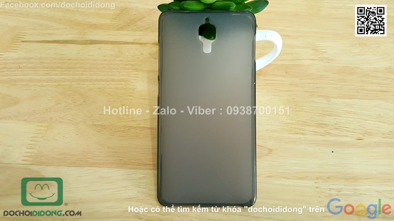 Ốp lưng Xiaomi Mi4 dẻo viền trong