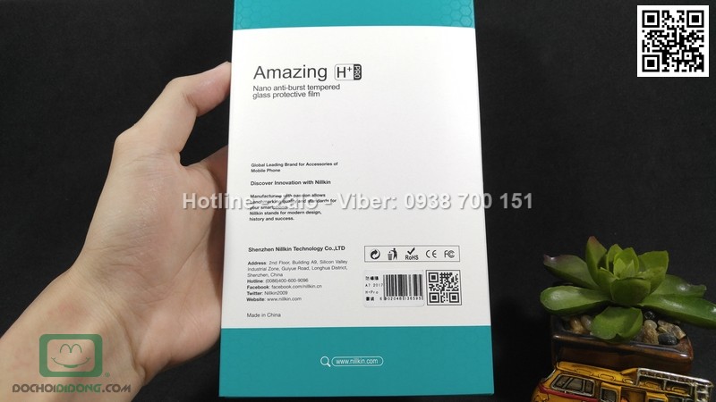 Miếng dán cường lực Samsung Galaxy A7 2017 Amazing H Pro