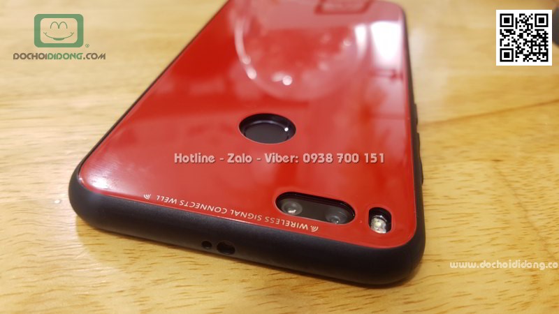 Ốp lưng Xiaomi Mi 5X lưng kính