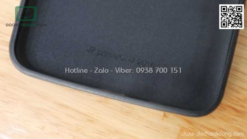 Ốp lưng Samsung Galaxy J7 Prime dẻo vân vải bố
