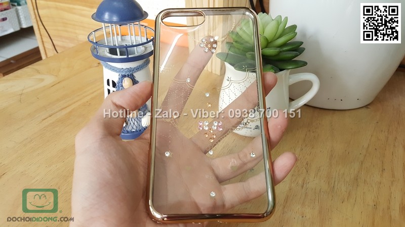 Ốp lưng iPhone 7 Plus đính đá lấp lánh