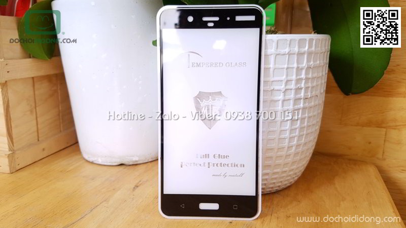 Miếng dán cường lực full màn hình Nokia 8 Zacase full keo