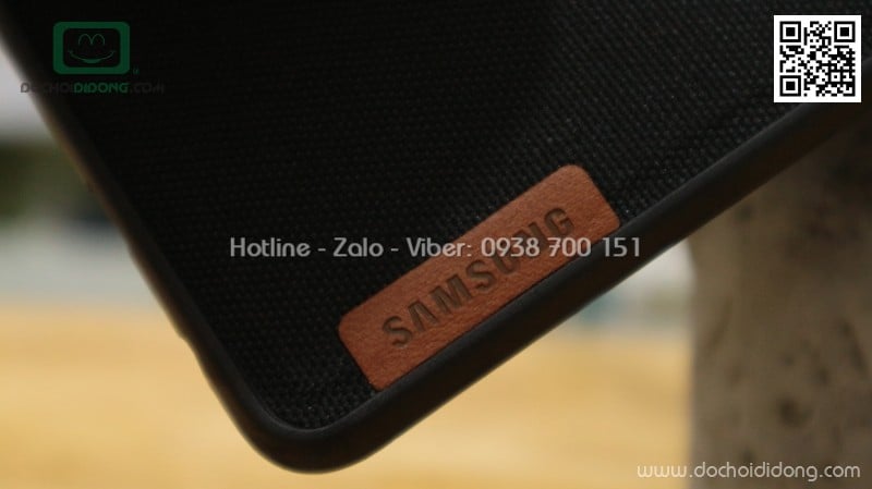 Ốp lưng Samsung S6 Edge Plus dẻo vân vải bố