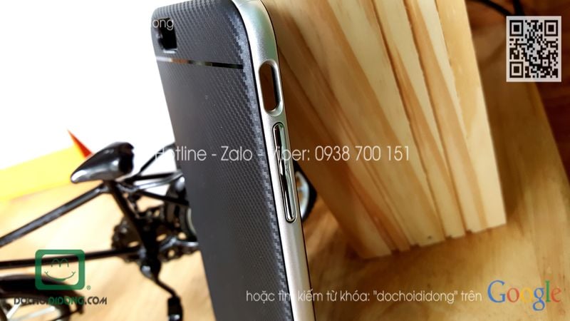 Ốp lưng iPhone 6 6s chống sốc vân carbon